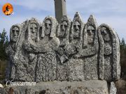 Via Crucis obra de Pepe de Barrio- A Veiga